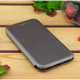  Чехол книга на силиконовой основе и магните для iPhone 6/6S Book, с округленными краями, серебряный 