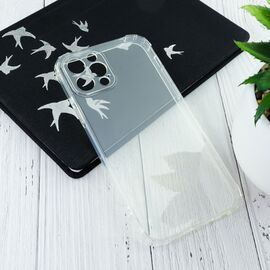  Накладка силиконовая противоударная тонкая с защитой камеры для iPhone 12 Pro (6.1), прозрачный 