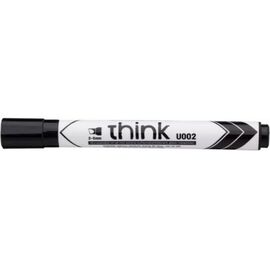  Маркер для досок Deli Think EU00220 скошенный пиш. наконечник 2-5мм черный 