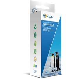  Чернила G&G GG-T6735LC светло-голубой100мл для Epson L800, L805, L810, L850 