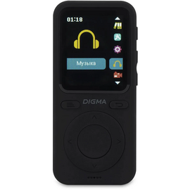  MP3 плеер Digma B5 flash 8ГБ черный 