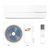  Кондиционер Just AIRCON JAC-07HPSA/CGS/JACO-07HPSA/CGS Silvery 